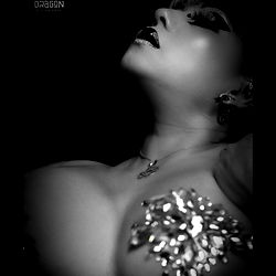 Mysterious and Enchanting Model in a Tattoo-themed Shoot, Aphrodite from Dragon Mountain