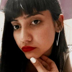 Fashionable Instagram model Queencleo poses confidently for the camera