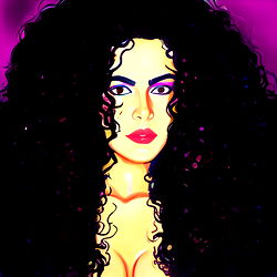 Artistic Illustration of Onlyfans Model