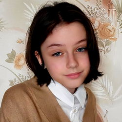 Girl in Blue Sweater Striking a Pose