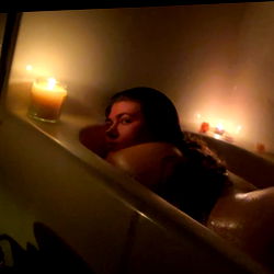 A Serene Bath Time Moment