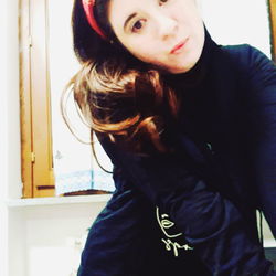 Valentina in a Black Jumpsuit