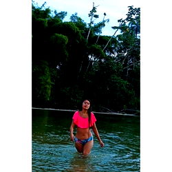 Beautiful OnlyFans Model Posing in Lake