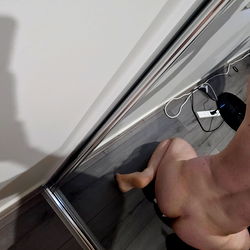 Jaydenipples in a Fitness Mirror, Bareback