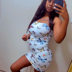 Princess Shay in Playful Tropical Print Swimsuit