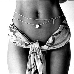 Chic Medusa Model in Intimate Shot