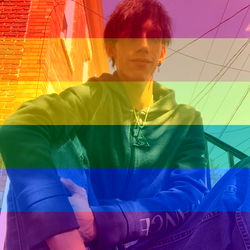 Nate Anderson: Rainbow Flag LGBTQ Pride Photograph