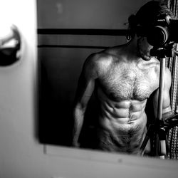 Jesse Cale Fitness Photoshoot in Bathroom