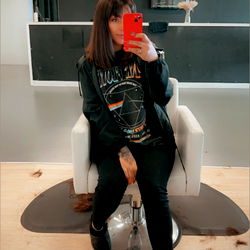 Stylish Model Freyja in Salon