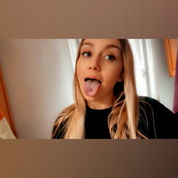 Woman in Black and White