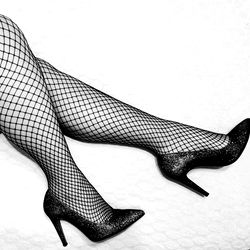 Futuristic Stockings and Shoes - OnlyFans Model Streghetta 👠, from Italy