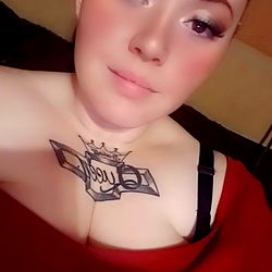 Model Breanna Johnson on a Sofa