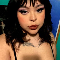 A woman with a captivating gaze