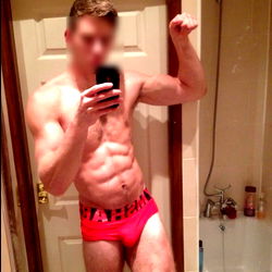 Classic Fit Model in Bathroom Mirror