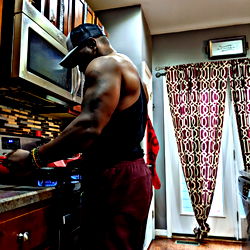 Him Unique in the Kitchen