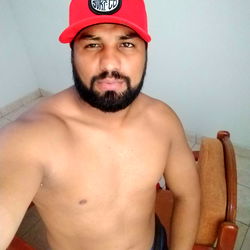 Peruvian Model Leonel Chirinos, Shirtless in Home Setting