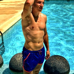 Onlyfans Model Alberto Garatachea Posing in Swimwear