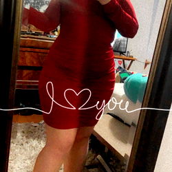 Michigan Model Claire Baby Shines in Red