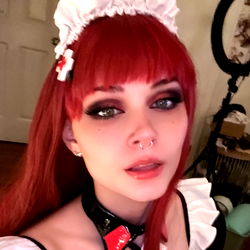 Onlyfans model ken in striking red and white outfit