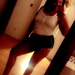 A Model in a Rustic Room