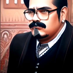 Portrait of Angellove in a stylish pose