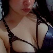 Anny Moon in a Seductive Black Lingerie Shoot