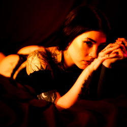 Sensual Model in Intimate Pose