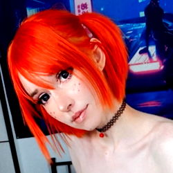 Vivid Hair in an Anime-Inspired Style