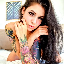 OnlyFans Model MeiVox with Tattoos, Showcasing Her Inked Skin and Tattoo Art