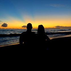 Couple at the Beach Sunset