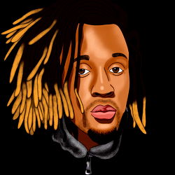 An Illustration of Mrmurdersongs, a Rapper from the USA