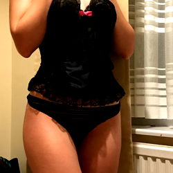 Blue Bunny in Lingerie