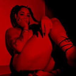 Sexy Red Background Model Photo