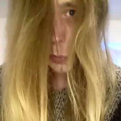 Long Hair Man With Unibrow,