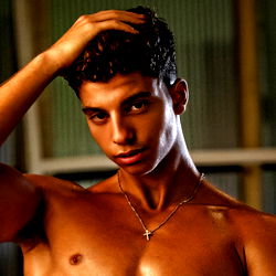 Angelito's Muscular Physique and Charming Smile