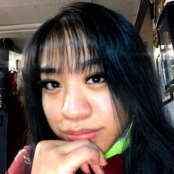 Asian Female Model, Piper Vega, with Short Hair