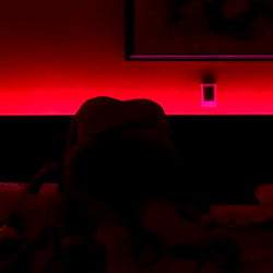 A Romantic Scene of Two People in a Bedroom