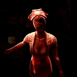 Futuristic Nurse Costume in Dark Alley