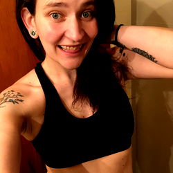 Fitness model Ember Flames from Tennessee