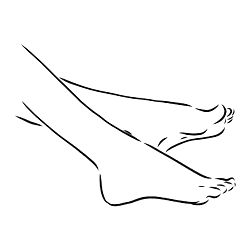 Elegant Feet Illustration
