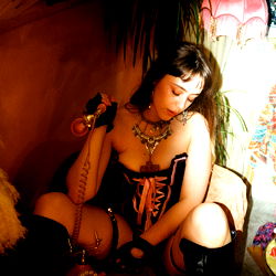 Adult Model Madam Valentina Boux in Exotic Setting