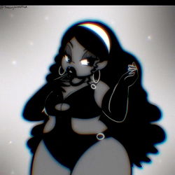 Stylish Cartoon of Mya, a Popular OnlyFans Model