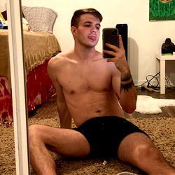 Model Palex Posing in Living Room