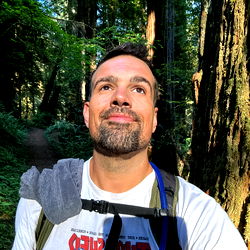 Jim Nova, Outdoor Enthusiast on Hiking Trail