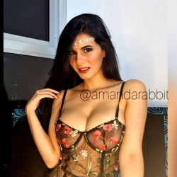 Vibrant and Stylish Lingerie Model