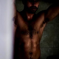 Apollo, an OnlyFans Model from Toronto Shows off his Shirtless Body