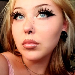 OnlyFans Model Angel with Eyes Closed