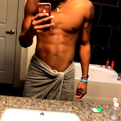 Dallas Fitness Model King KG Showcases Abs