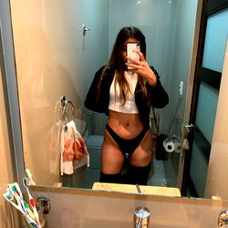 OnlyFans Model Andrea in Bathroom Mirror