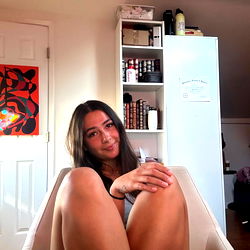 CharlotteRae in casual relaxation